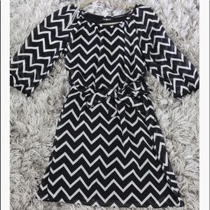Amy Byer Chevron dress